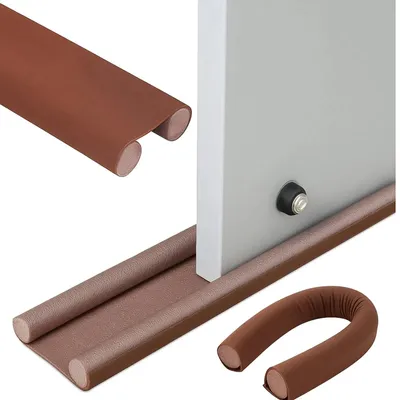 Obrázok produktu pre Tesnenie pod dvere proti prievanu dverová izolácia 91 cm hnedá 2,5 cm