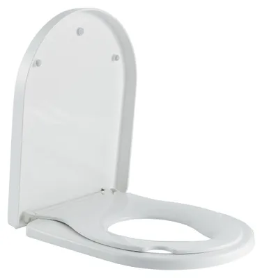 Produktbild von BERNSTEIN Familien WC-Sitz U1006 mit integriertem Kinder-WC-Sitz, Soft-Close und Take-Off Funktion, Duroplast, Antibakteriell, Weiß