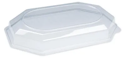 Produktbild von 100x Domdeckel rPET klar für Catering-Platte WX-74945