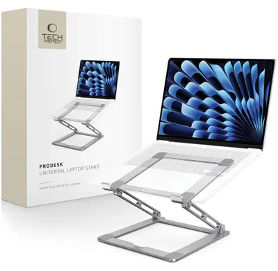 Produktbild von Tech-Protect Uls400 Prodesk Universal Laptop-Ständer Grau