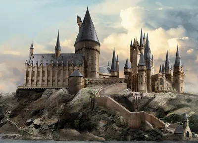 Produktbild von AG Design Fototapete Harry Potter Hogwarts, 252 x 182 cm