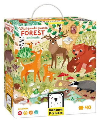 Immagine prodotto di Banana Panda Puzzle Animali della Foresta - Giocattolo educativo per bambini