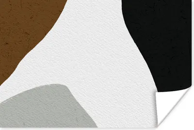 Produktbild von MuchoWow® Poster Minimalismus - Gestaltung - Formulare 90x60 cm - Schlafzimmer