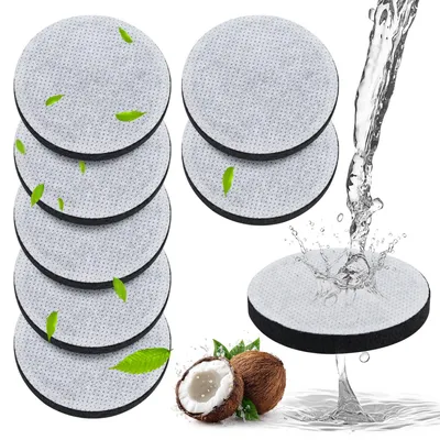 8 MicroDisc-Wasserfilter für Trinkflaschen und Karaffen