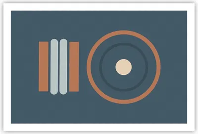 Produktbild von Poster - Poster ohne Rahmen - Abstrakt modern Muster - 91,5x61 cm - Wand Bild - Wanddeko - Wandbilder - Kunstposter - Wandposter - Bilder - Kunstdruck - Wanddekoration - Wandbild - P2XAA91x61-4567