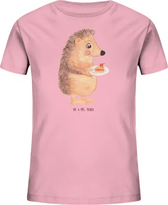 Produktbild von Mr. & Mrs. Panda Kleinkinder T-Shirt Igel Kuchenstück 12-14 Jahre (152/164) - Baumwolle Pink - Geschenk, Teenager, Geburtstagskuchen, Jungen, Kindershirt, Baumwoll Kinder