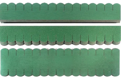 Produktbild von 1 Set Dachschindeln Biberschwanz (33 mm) grün
