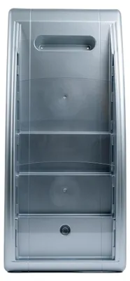 Produktbild von Wandprospekthalter Quick Blick - A4 quer, Aluminium
