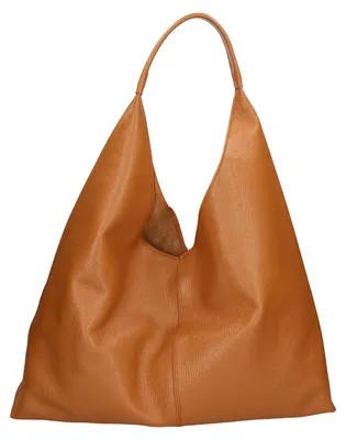 Immagine prodotto di Borsa Tote Spalla Donna Vera Pelle con Pochette Rimovibile Italy Fuxsia UNICA 25x14x13 cm