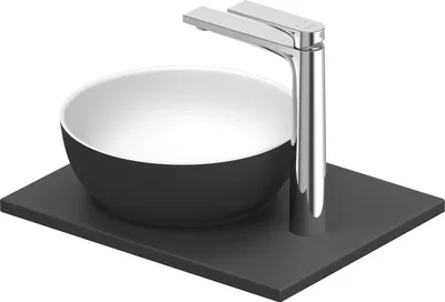 Image de Set de lavabos Duravit Sivida rond avec console 410x330x123mm, 268022FI00