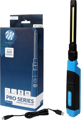 Immagine prodotto di Lampada da lavoro m-tech ilpro104 nero/blu 500 lm