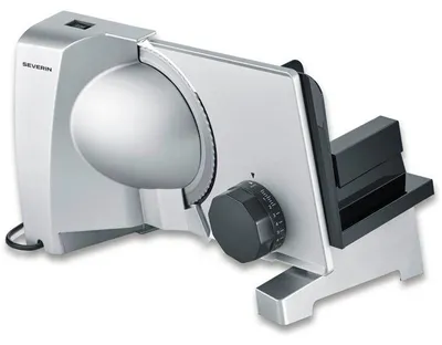 Image de Trancheuse Électrique Universelle Severin, 150 W, Lame Inox Amovible 0 à 23 mm, Inox AS3917