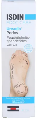 Produktbild von ISDIN Ureadin Podos feuchtigkeitsspendendes Gel-Oil für trockene und rissige Füße, 75 ml Gel