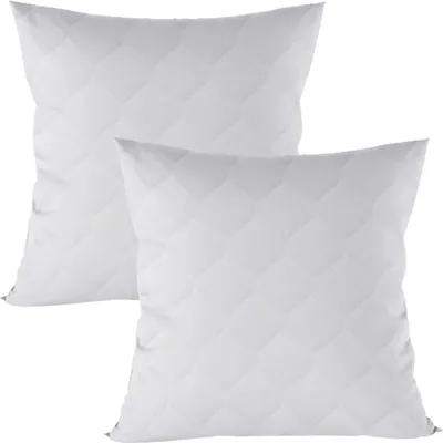 Produktbild von Súprava vankúša 2 80 x 80 cm prešívaný vankúš z mikrovlákna - vankúš pre alergikov výplň vankúš posteľ vankúš vankúš na spanie vankúš biely vankúš