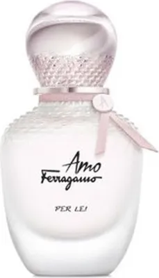 A perfume bottle on a white background.