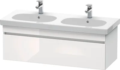Image de Duravit DuraStyle meuble sous-lavabo mural 6386, 1 tiroir, 1150mm, pour D-Code, DS638602218