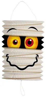 Obrázok produktu pre Zuglaterne / Lampion Mumie Halloween - 16 cm