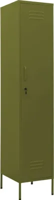 Image de Armoire à casiers Vert olive 35x46x180 cm Acier