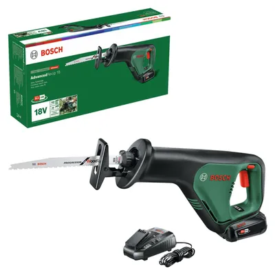 Imagen del producto de Sierra de calar inalámbrica AdvancedRecip 18, 1 batería PBA de 18V y 2.5Ah