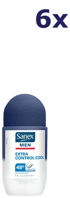 Produktbild von 6x Sanex Men Deodorant-Roller „Active Control“, 50 ml