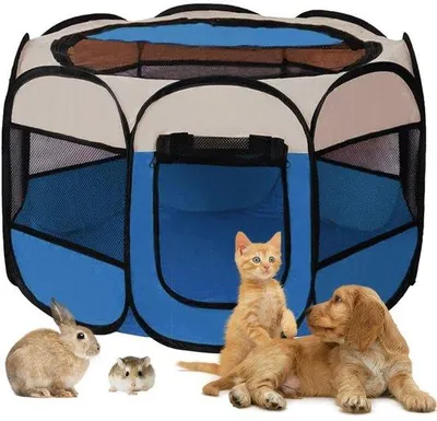 Productafbeelding van Draagbare Hondenspeelruimte, 74 x 74 x 43 cm
