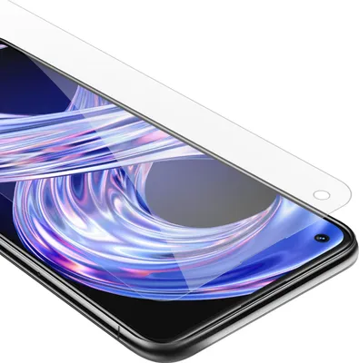 Produktbild von Cadorabo Panzer Folie für Realme 8 4G / 8 PRO Schutzfolie in Transparent Gehärtetes Tempered Display-Schutzglas