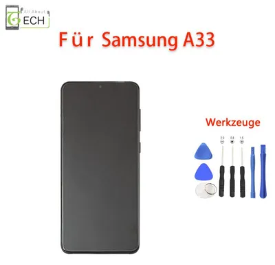 Produktbild von Für Samsung Galaxy A33 SM-A336B kein LCD (OLED) Display mit Rahmen