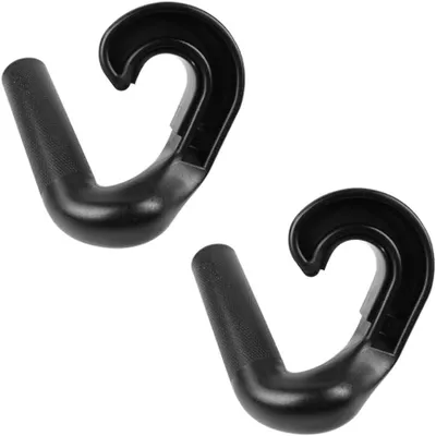 Produktbild von Fitness Hook Handle Grip, für Krafttraining, Nylon, schwarz