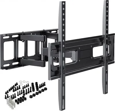 Image de Support mural pour télévision - Support pivotant pour téléviseurs LED, LCD et plasma de 32 à 65 pouces, compatible avec les écrans plats et incurvés, jusqu'à 40 kg. Dimensions VESA maximales : 400x400 mm