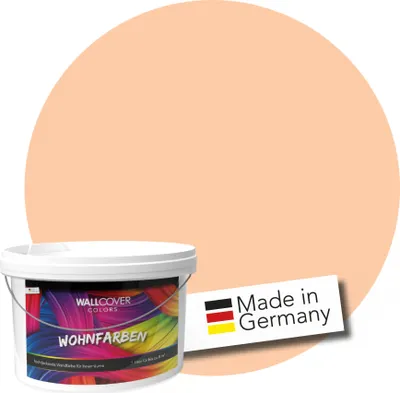 Produktbild von WALLCOVER Wandfarbe Aprikose Kinderzimmer Hochdeckend Klasse 1 Matt 2,5L für 20