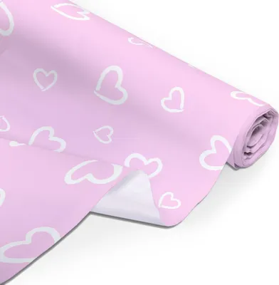 Amilian Baumwollstoff Sternchen Rosa 160cm x 200cm