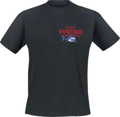 Produktbild von Der weisse Hai T-Shirt Herren Amity Island Shark Tours schwarz L