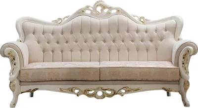 Produktbild von Sofa 3 Sitzer Stoff Dreisitzer Sofas Luxus Wohnzimmer Barock Stil Couch Barock