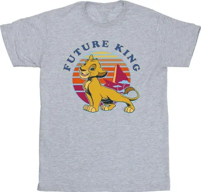 Produktbild von Disney - "The Lion King Future King" T-Shirt für Herren BI32846 (3XL) (Grau)