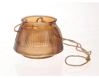 Produktbild von Hbx Natural Living Hängelaterne ø15xh10,5cm braun