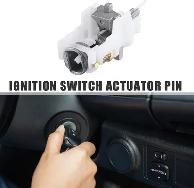 Image de Allumage Interrupteur, pour Jeep, Métal, 4690492AB, Blanc Ton Argenté