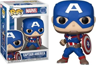 Zdjęcie produktu dla FUNKO POP! Captain America (Marvel New Classics), Figurka kolekcjonerska, Komiksy
