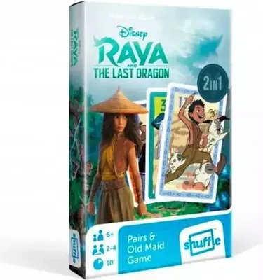 Produktbild von Disney Kartenspiel 2in1 Peter und Memo Raya Cartamundi