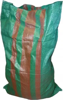 Image de Sac en polypropylène pour céréales fourragères, charbon, gravats, 65 x 105, vert, 50 kg, 20 pièces