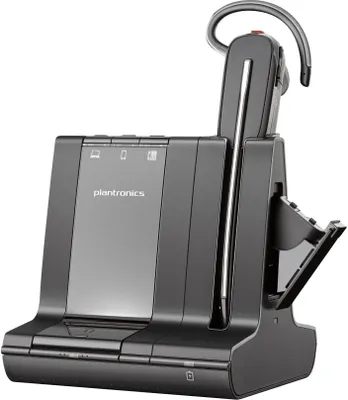 Obrázek produktu pro HP Poly Náhlavní souprava Poly Savi 8245 DECT 1880–1900 MHz + kabel USB-A na USB-C + D400, Bezdrátový, 20 - 20000 Hz, Kancelář / call centrum, 21 g, Sluchátka s mikrofonem, Černá