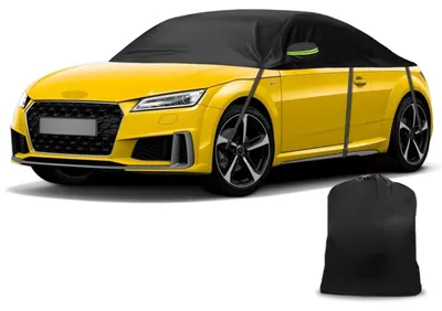 Immagine prodotto di Copertura parziale per auto, impermeabile, per Audi TT, dal 1998 al 2024, colore nero