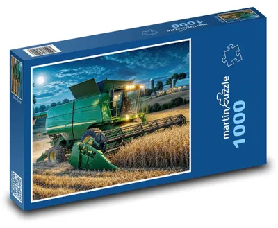 Obrázek produktu pro Puzzle 1000 Kombajn v obilí - martinpuzzle