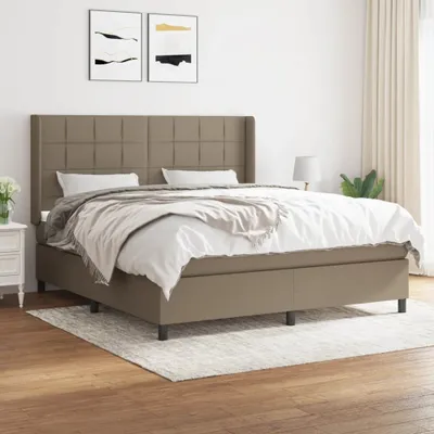 Produktbild von Maison Exclusive - Boxspringbett mit Matratze Taupe 180x200 cm Stoff