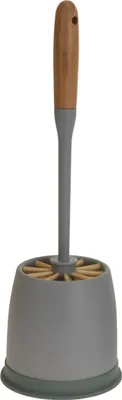 Produktbild von Toilettenburste - grau - mit Halter - Kunststoff - 35 cm
