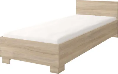 Produktbild von Kinderzimmer-Set Schrank Wandregal Kommode Schreibtisch rosane Griffe Jonas III 01 (Sonoma/Weiß) OHNE MATRATZE