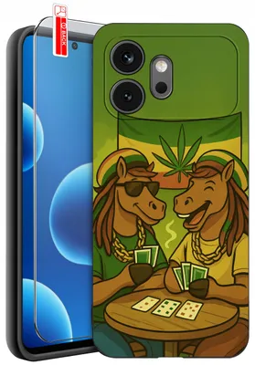Immagine prodotto di Custodie per Honor 600 – Design | Custodia in silicone opaco + vetro temperato 9H