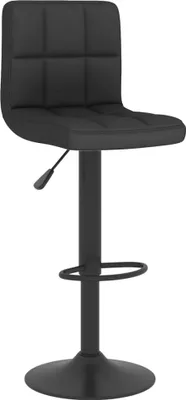 Produktbild von vidaXL Barhocker Schwarz Stoff