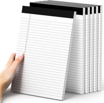 Produktbild von Famanu Schreibblock A4 50 Blatt - Set von 6
