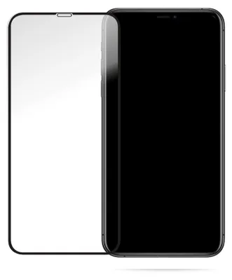 Productafbeelding van Mobilize Glass Screen Protector - Black Frame - Apple iPhone XS Max/11 Pro Max