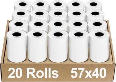 Produktbild von Famanu Thermopapier 57x40mm - 50 Stück